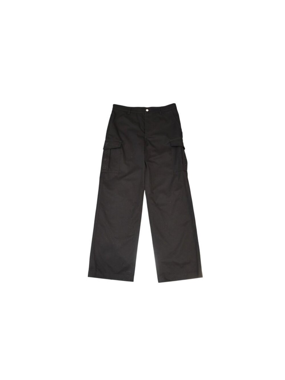 Louis Vuitton Cargo Pants Cotton All Over Print Black